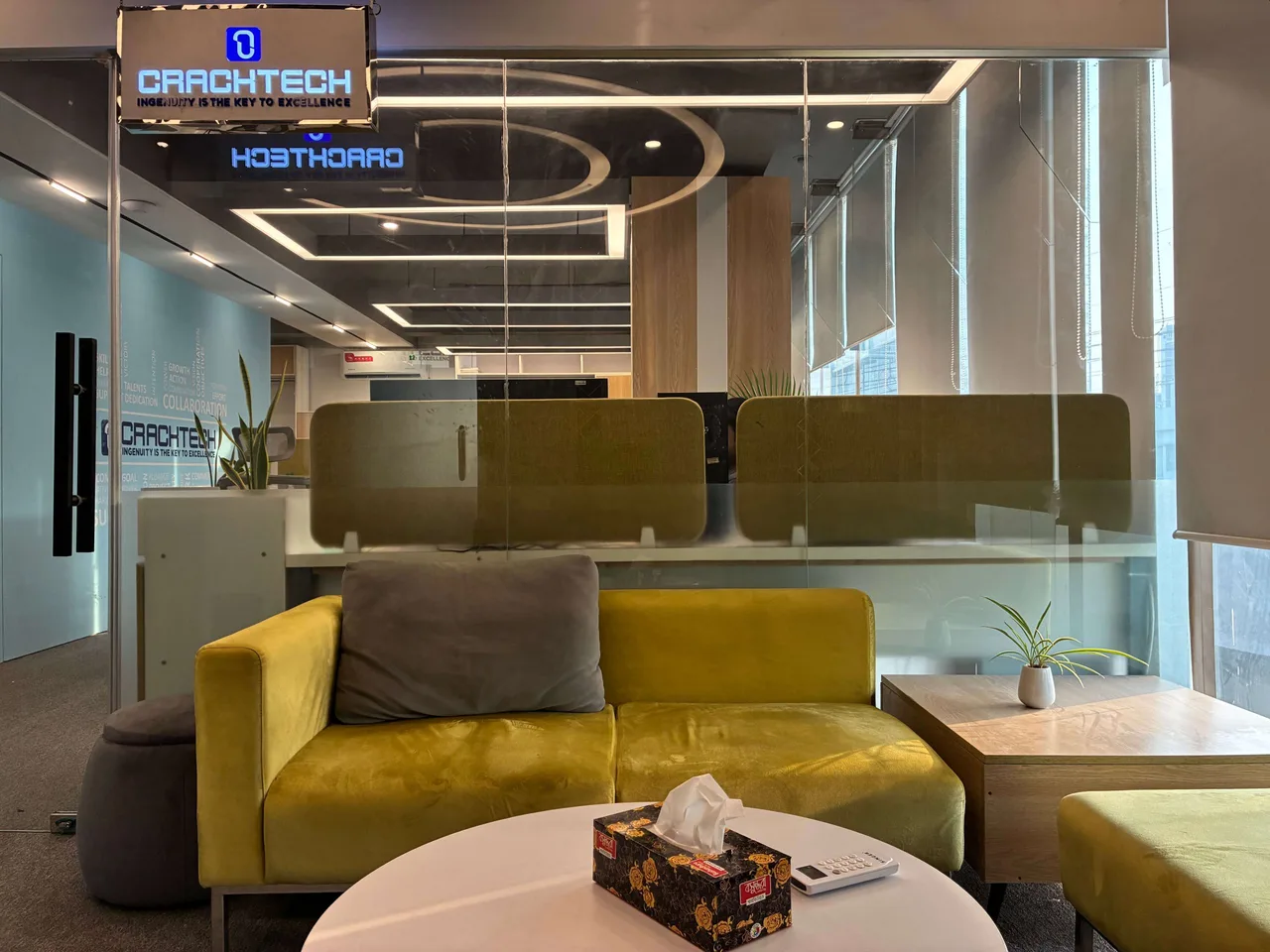 CrackTech Dhaka office lounge